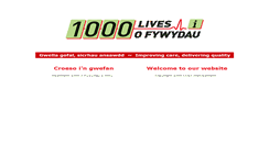 Desktop Screenshot of 1000livesplus.wales.nhs.uk