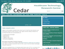 Tablet Screenshot of cedar.wales.nhs.uk