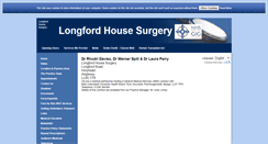 Desktop Screenshot of longfordhousesurgery.wales.nhs.uk