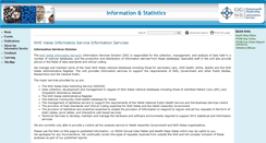 Desktop Screenshot of infoandstats.wales.nhs.uk